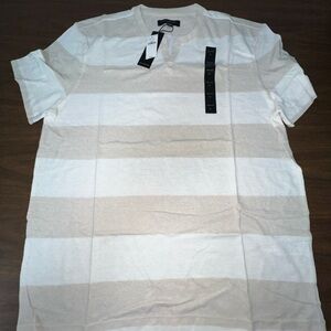 Men’s sz Large Banana Republic Linen blend short sleeve shirt